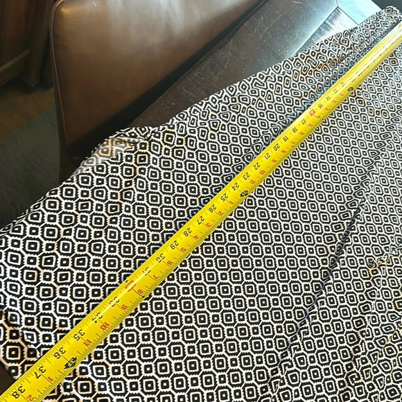 Banana Republic Elegant Black and White Geometric long Dress EUC - Picture 7 of 9